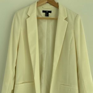 H&M Cream Blazer. NWOT.
